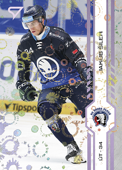 Jakub Siler Plzen Tipsport ELH 2024/25 SportZoo 2. serie Puck Marks #348